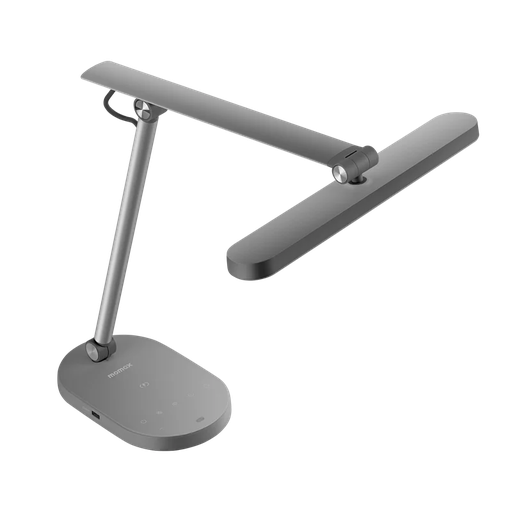 [QL9UKE] Momax Smart Q.LED 2 Desk Lamp with Wireless Charger (Grey)