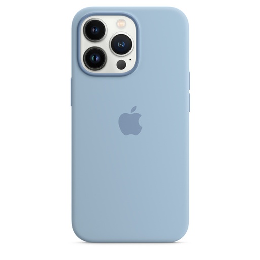[MN653] Apple Silicone with MagSafe for iPhone 13 Pro (Blue Fog)
