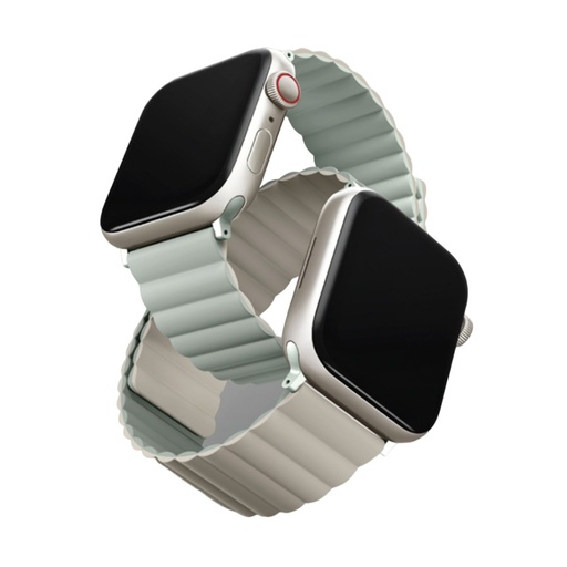 [UNIQ-41MM-REVSAGBEG] UNIQ Revix Reversible Magnetic for Apple Watch Strap 38/40/41mm (Sage/Beige)