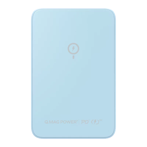 [IP109B] Momax Magnetic Wireless Powerbank with Stand 5000mAh (Blue)