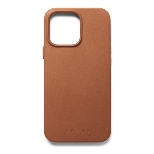 [MUJJO-CL-029-TN] Mujjo Full Leather Case with MagSafe for iPhone 14 Pro Max (Tan)