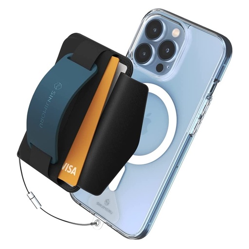 [SMA-SPCH-GRIP-NV-US] Sinjimoru M-BGrip 3in1 Magnetic Wallet (Navy)