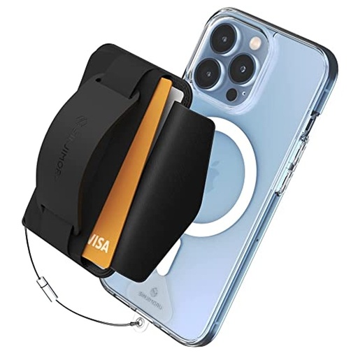 [SMA-SPCH-GRIP-BK-US] Sinjimoru M-BGrip 3in1 Magnetic Wallet (Black)