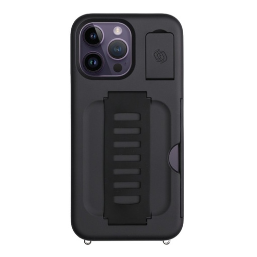 [GGA2267PBSKCHR] Grip2u Boss Case Kickstand with Wallet for iPhone 14 Pro Max (Charcoal)