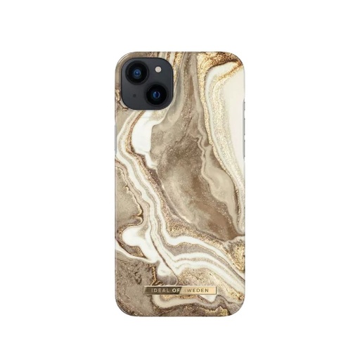 [IDFCGM19-I2261-164] Ideal of Sweden Fashion Case iPhone 14 (Golden Sand Marble)