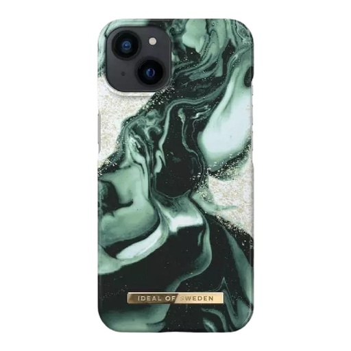 [IDFCAW21-I2267-320] Ideal of Sweden Fashion Case iPhone 14 Plus (Golden Olive Marble)