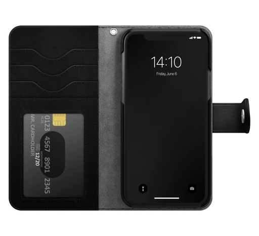[IDMWP-I2267-01] Ideal of Sweden Magnet Wallet+ iPhone 14 Plus (Black)