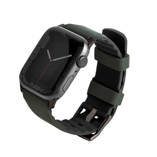 [UNIQ-45MM-LINUSGRN] UNIQ Linus Airosoft Silicone Apple Watch Strap 45/44/42mm (Moss Green)
