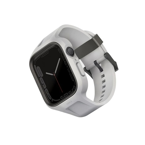 [UNIQ-45MM-MONOSGRY] UNIQ Monos 2-in-1 Apple Watch Strap with Hybrid Case 45/44mm (Chalk Grey)