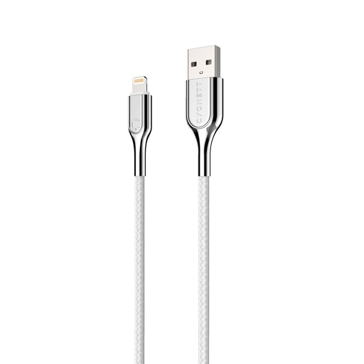 [CY2685PCCAL] Cygnett Armoured Lightning to USB-A Cable 1M (White)