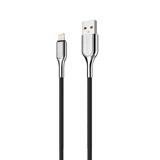 [CY2670PCCAL] Cygnett Armoured Lightning to USB-A Cable 2M (Black)