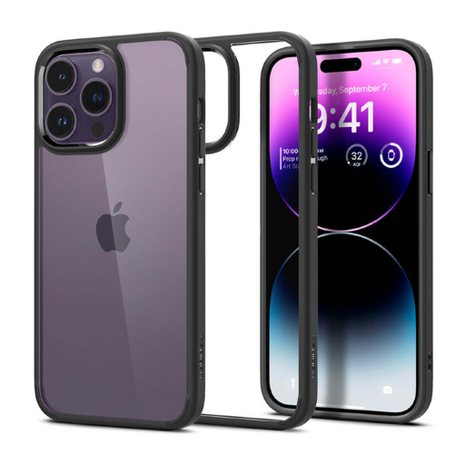 [ACS04642] Spigen Crystal Hybrid iPhone 14 Pro Max (Matte Black)