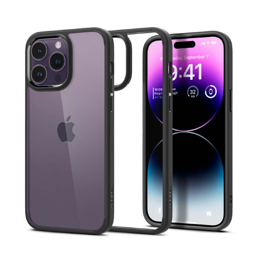 [ACS04669] Spigen Crystal Hybrid iPhone 14 Pro (Matte Black)