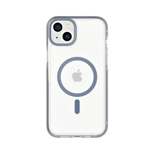 [T21-9651] Tech21 EvoCrystal iPhone 14 Plus-Magsafe (Steel Blue)