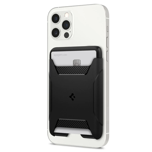 [AFA03363] Spigen Rugged Armor Magnetic Card Wallet (Black)