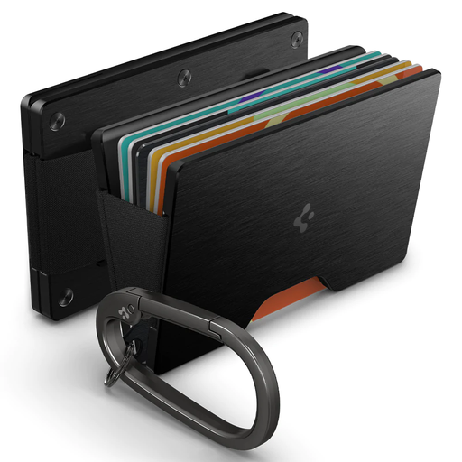 [AFA04277] Spigen Universal Card Holder Wallet S with Card Key Ring (Black)