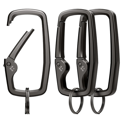[AHP02933] Spigen Rgged Type Carabiner 3P (Black)