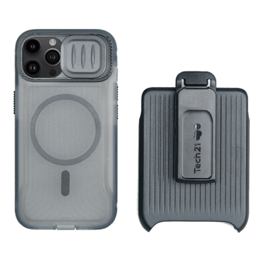 [T21-9707] Tech21 EvoMax iPhone 14 Pro-Magsafe w/ Holster (Tinted)