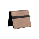 Kavy Slim Wallet Front Pocket Leather (Beige)