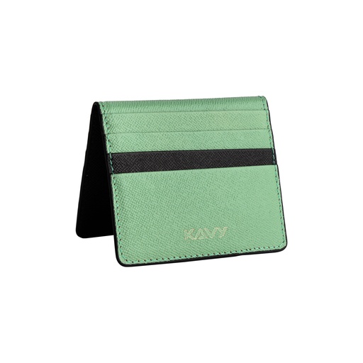 [KAVY-BFOLD-TFN] Kavy Slim Wallet Front Pocket Leather (Tiffany)