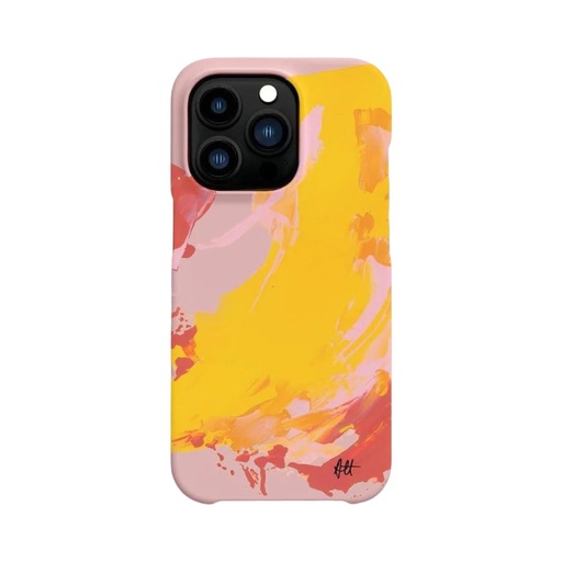 [7333347085786] A Good Company Cover iPhone 14 Pro Max  (Golden Pink)