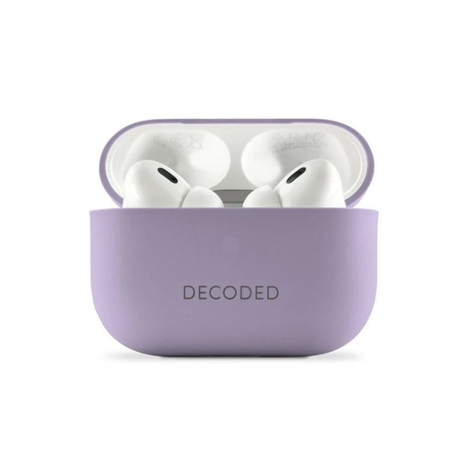 [D23APP2C1SLR] Decoded Silicone Case Airpods Pro 1 &amp; 2 (Lavander)