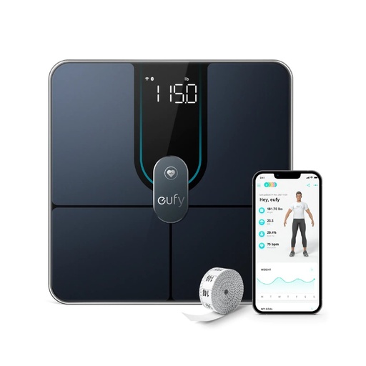 [T9149311] Eufy Smart Scale P2 Pro (Black)