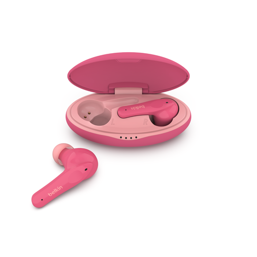 [BL-TWS-C003-PK] Belkin Sounform NANO Kids True Wireless Earbuds (Pink)