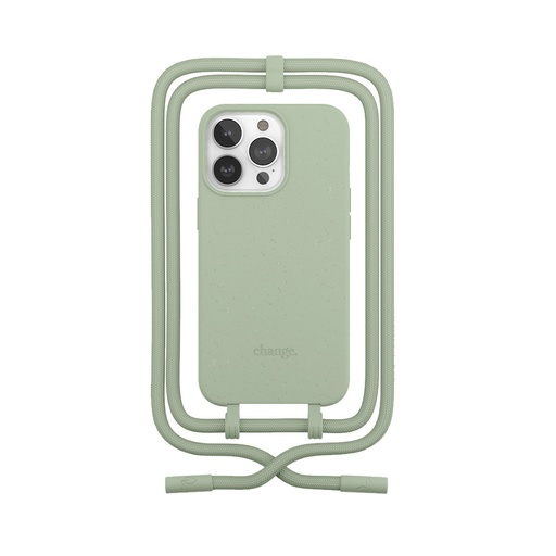 [cha158] Woodcessories Change Case iPhone 14 Pro (Green)