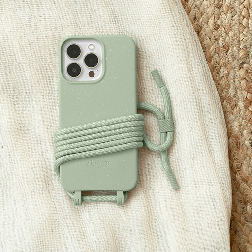[cha158] Woodcessories Change Case iPhone 14 Pro (Green)