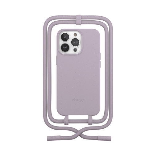 [cha159] Woodcessories Change Case iPhone 14 Pro (Lilac)