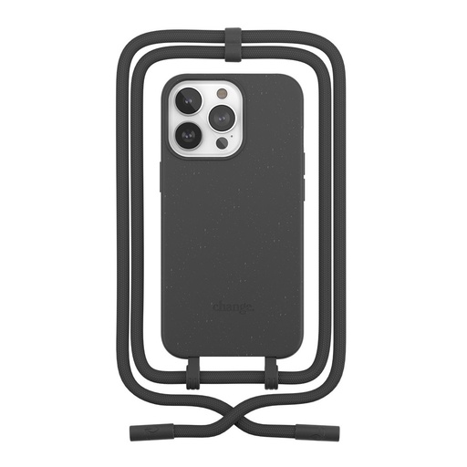 [cha166] Woodcessories Change Case iPhone 14 Pro Max (Black)