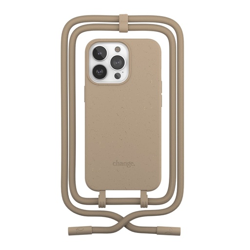 [cha167] Woodcessories Change Case iPhone 14 Pro Max (Taupe)