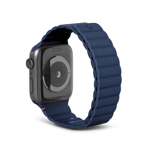 [D23AWS40TSL3SMNY] Decoded Silicone Traction Lite Strap Apple Watch 41/40/38mm (Navy Peony)