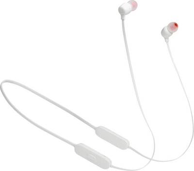 [JBLT125BTWHT] JBL T125BT Wireless In-ear Pure Bass Headphones (White)