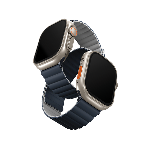 [UNIQ-49MM-REVSBLUCGRY] UNIQ Revix Reversible Magnetic for Apple Watch Strap 49/45/44/42mm Storm (Storm Blue/Chalk Grey)