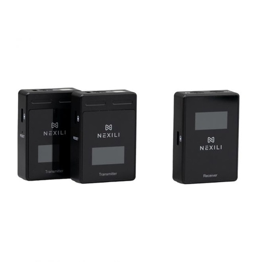 [VWD211215] Nexili Voco Wireless Lav Dou with External Lavalier for DSLRS &amp; Phones