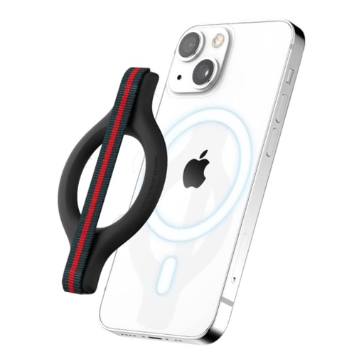 [SMA-GRIP-MINI-GR-US] Sinjimoru M-Ringo Magsafe Phone Ring Holder (Green/Red)
