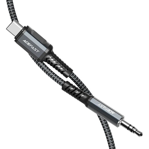 [C1-08S] Acefast USB-C to 3.5mm Aluminum Alloy Audio Cable (Space Grey)