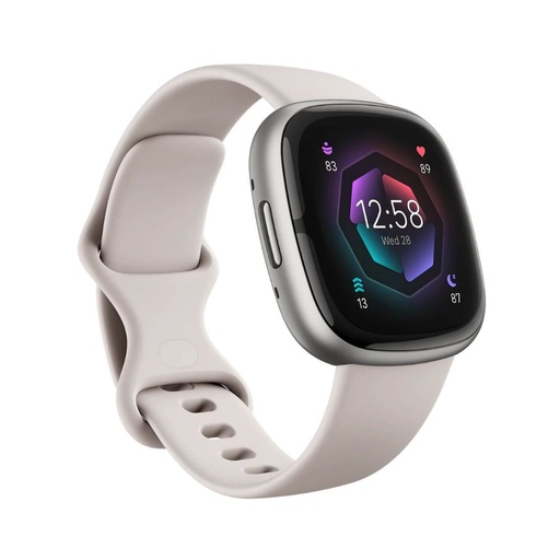 [FB521SRWT] Fitbit Sense 2 (Lunar White/Platinum)