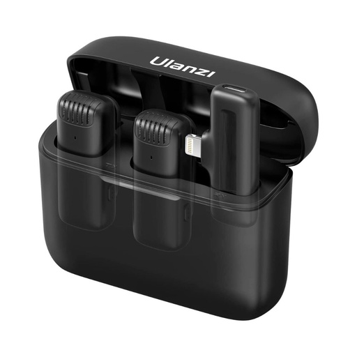 [6972436388233] ULANZI J12 Wireless Lavalier Microphone System (Lightning)