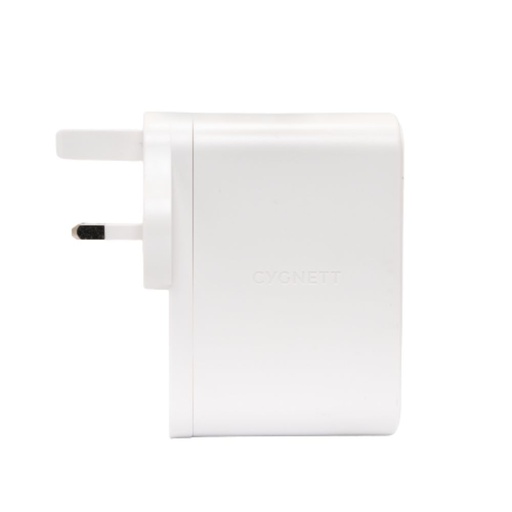 [CY4379PDWCH] Cygnett PowerMaxx 100W Multi Port GaN Wall Charger (White)