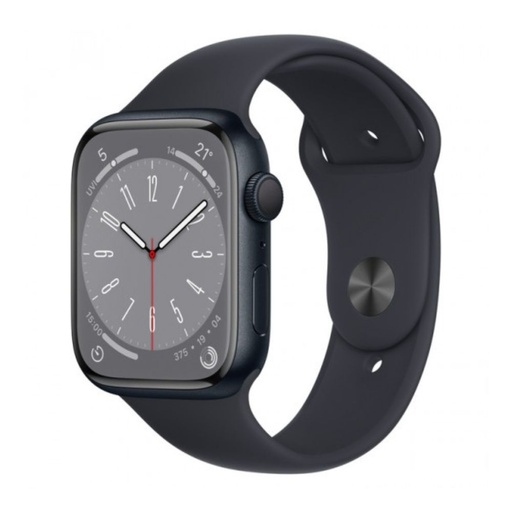 [MNUL3LL/A] Apple Watch Series 8 GPS 45mm Midnight Aluminium Case with Midnight Sport Band