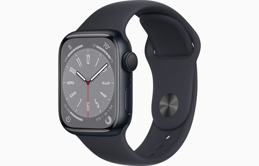 [MNU73LL] Apple Watch Series 8 GPS 41mm Midnight Aluminium Case with Midnight Sport Band