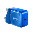 Zendure SuperPort 20W Wall Charger with US+UK Plug (Blue)