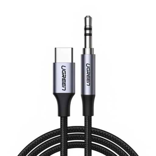 [30633] Ugreen USB-C to Audio Cable 3.5mm M/M Aluminum Shell 1m
