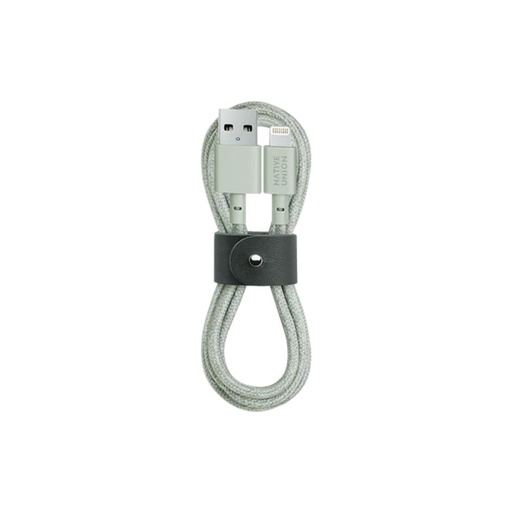 [BELT-L-GRN-2-NP] Native Union Belt Cable USB-A to Lightning 1.2m (Sage)
