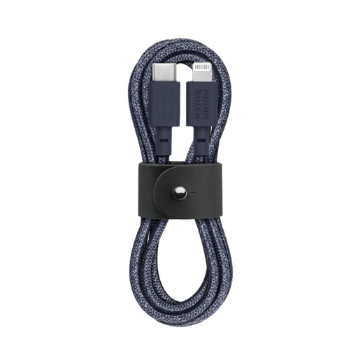 [BELT-CL-IND-2-NP] Native Union Belt Cable USB-C to Lightning 1.2m (Indigo)