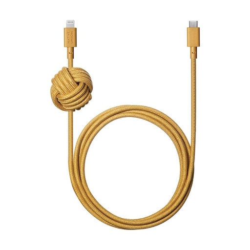 [NCABLE-CL-KFT-NP] Native Union Night Cable USB-C to Lightning 3m (Kraft)