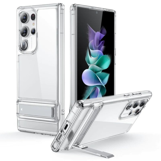 [1A6260102] ESR Air Shield Boost Metal Kickstand Case for Samsung Galaxy S23 Ultra (Clear)